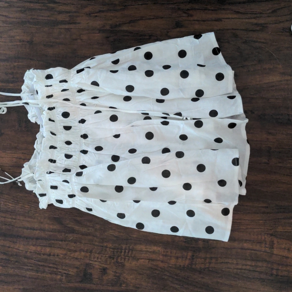 Petal and Pup polka dot tank